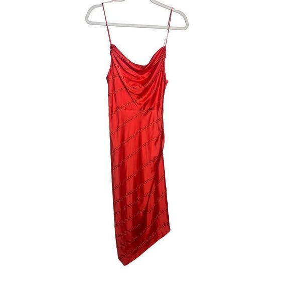 Retrofete Lilly Red Sequin Midi Slip Dress NWT Sz. S - Picture 7 of 12